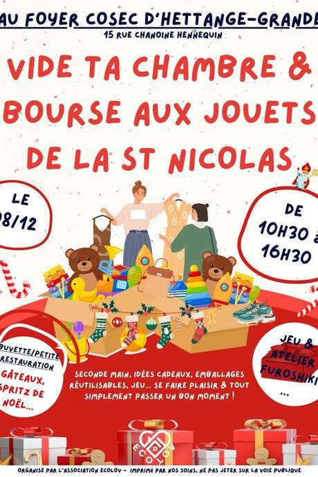 VIDE TA CHAMBRE & BOURSE AUX JOUETS DE LA SAINT-NICOLAS