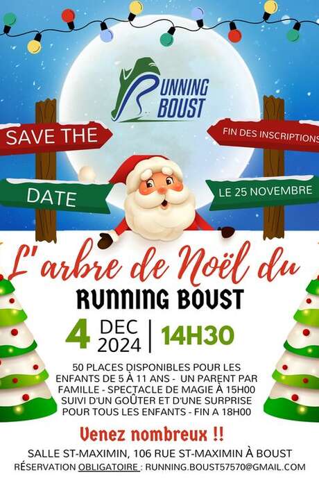 L'ARBRE DE NOËL DU RUNNING BOUST