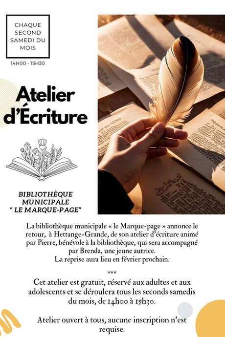 Atelier d'écriture