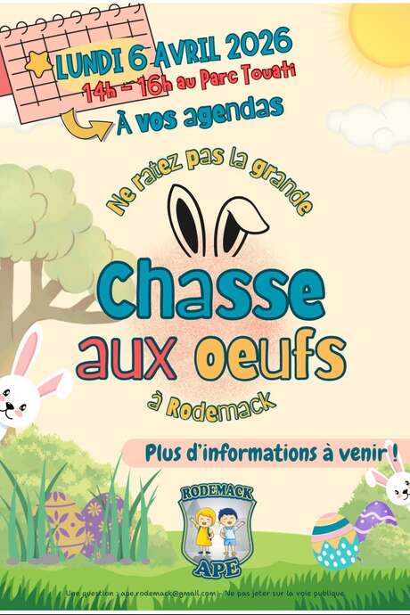 Chasse aux œufs de l'APE Rodemack