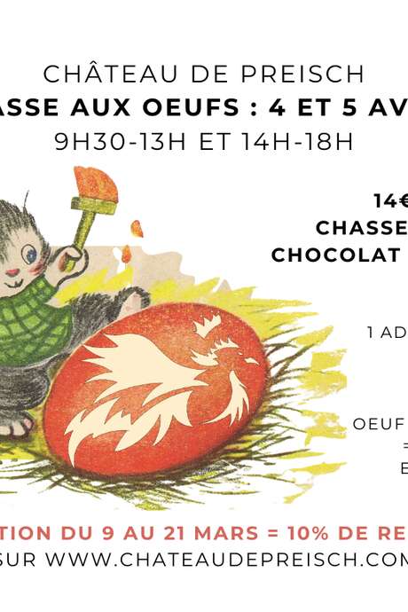 Grande chasse aux oeufs au Château de Preisch