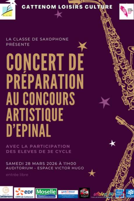 Concert des Classes : Saxophone