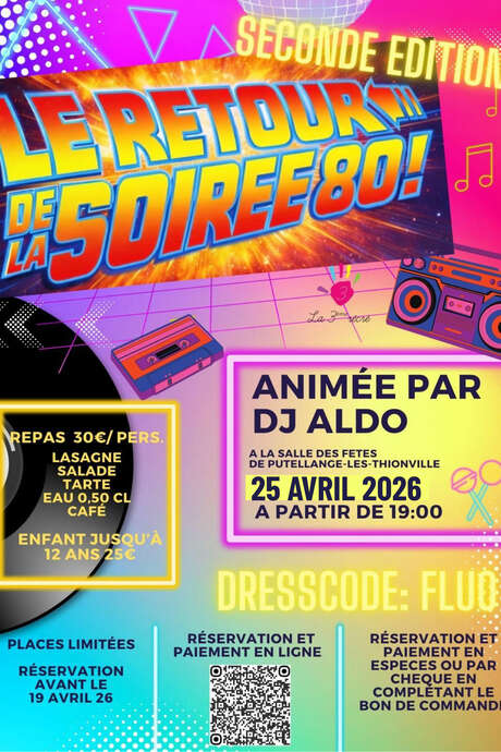 Soirée Fluo années 80