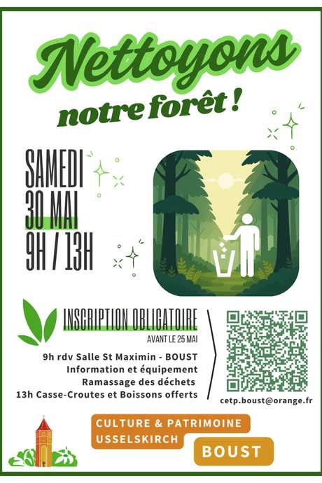Nettoyons notre forêt !
