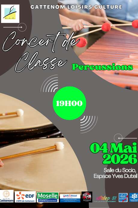 Concert de Classe Percussions