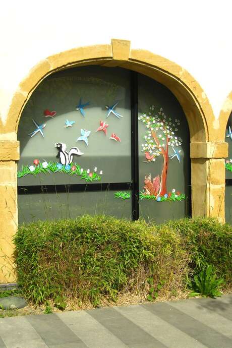 Décoration des vitrines d'été