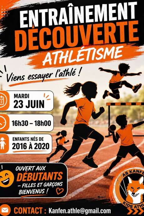 Entraînement découverte athlétisme