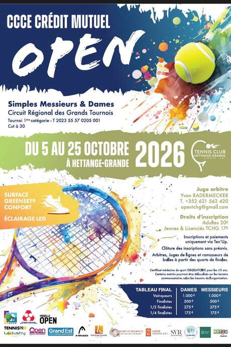 CCCE Crédit Mutuel Open - simples messieurs et dames