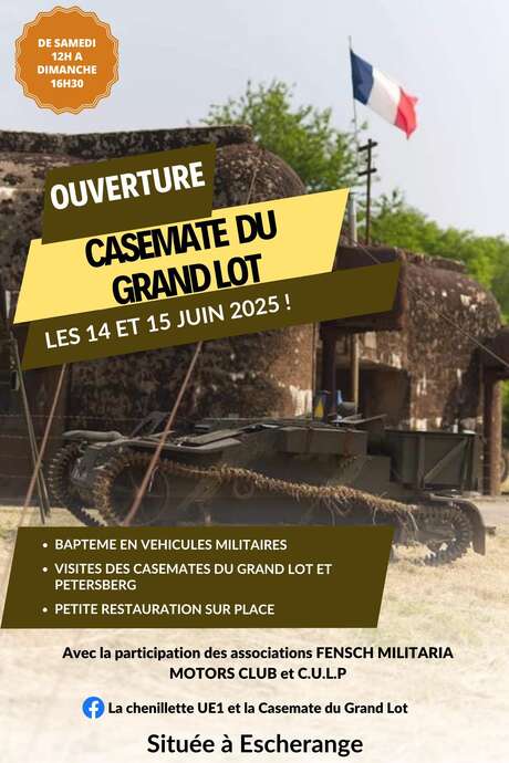 Ouverture de la Casemate du Grand Lot