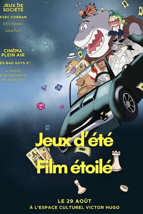 Jeux de sociètés et cinéma en plein air