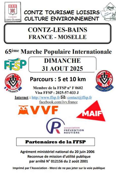 65ème Marche Populaire Internationale