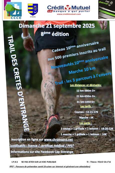 Trail des cretes d'Entrange