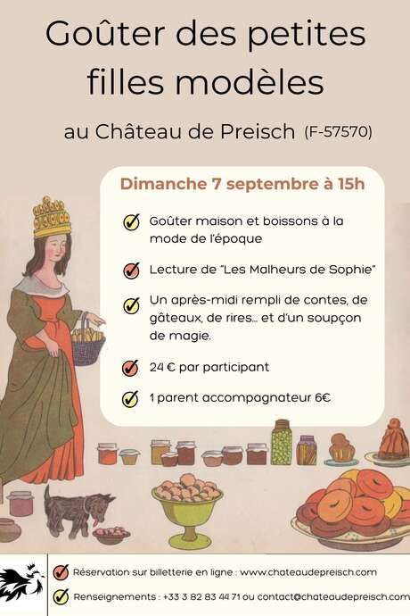 Goûter des petites filles modèles