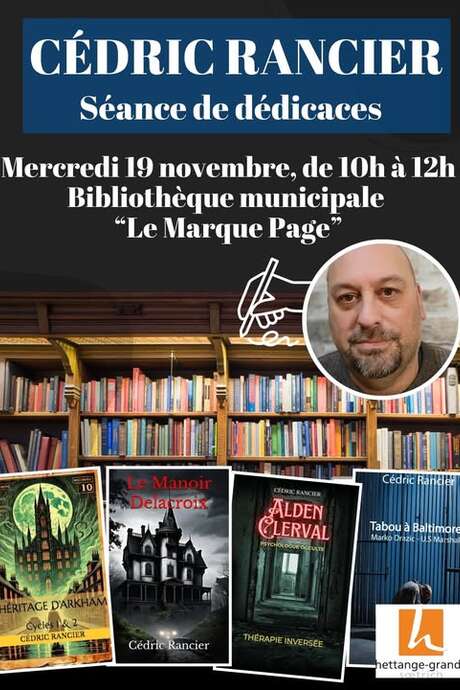 Dédicaces de Cédric Rancier