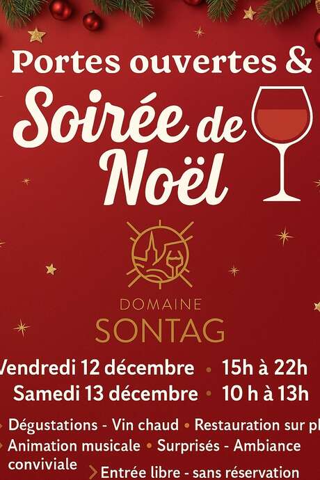 Portes ouvertes et soirée de Noël