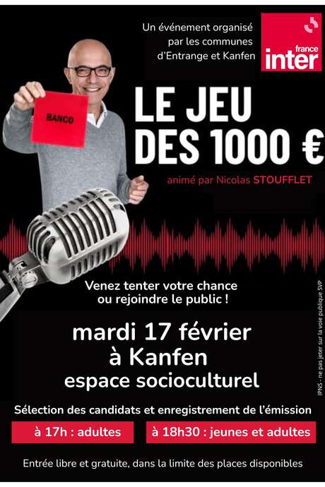 Le jeu des 1000 euros !