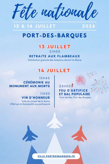 July 14 Ceremony and Fireworks