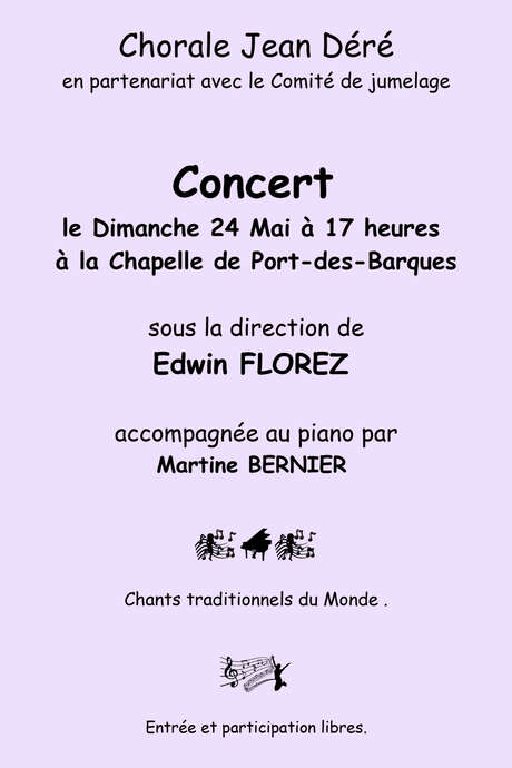 Konzert – Jean Déré Chor