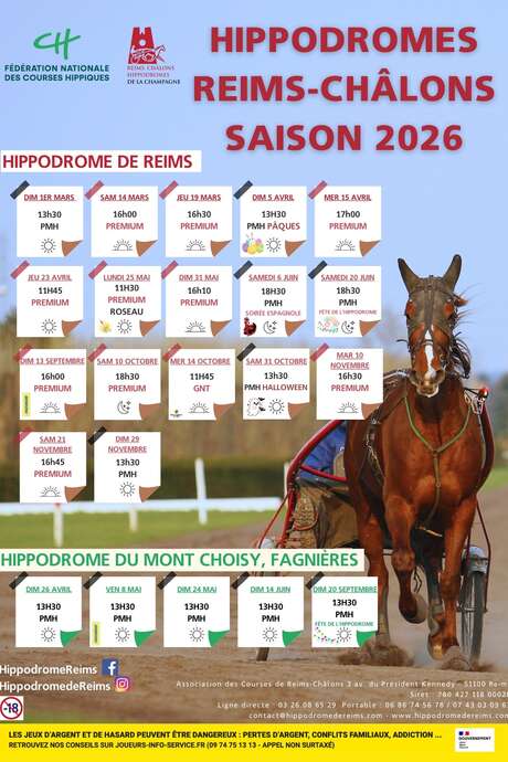 Courses Hippiques - Hippodrome du Mont Choisy