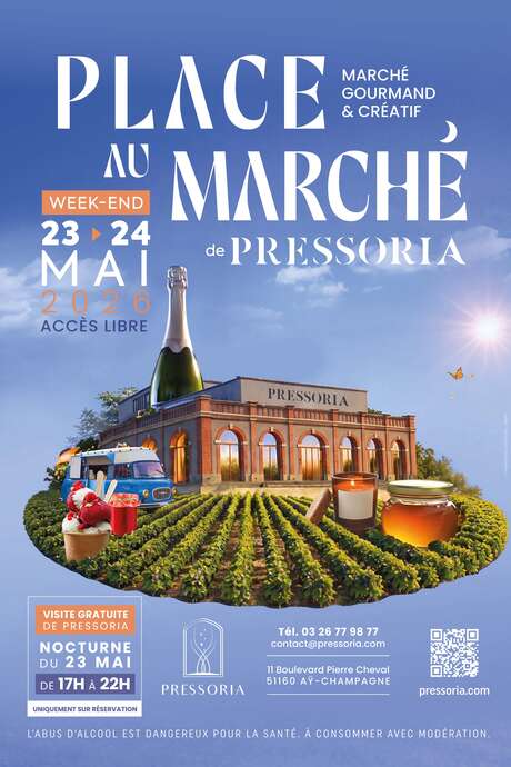 Marché gourmand et créatif + visite nocturne gratuite