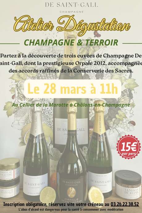 Atelier Dégustation Champagne & Terroir