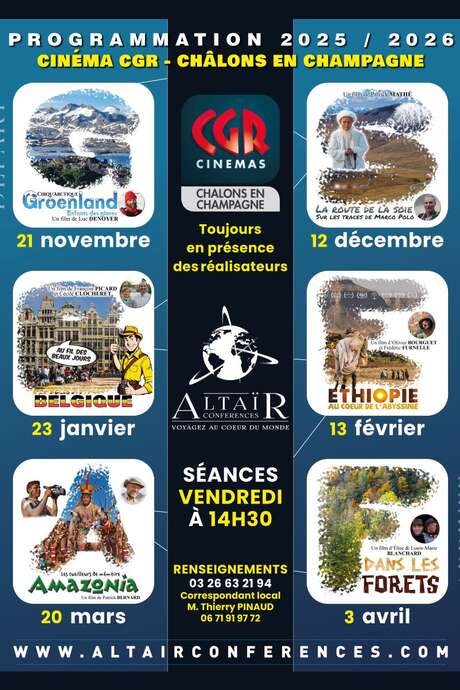 Ciné Conférences Exploration Voyage