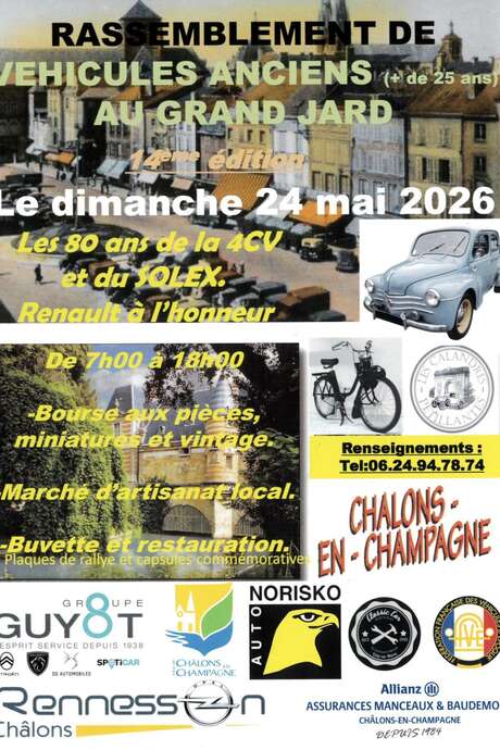 Rassemblement de véhicules anciens