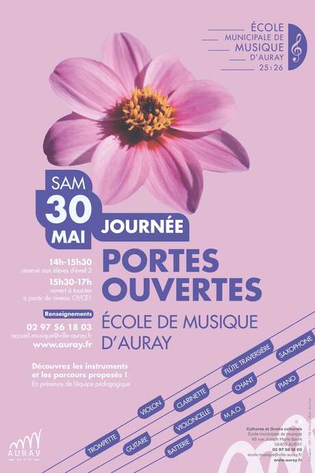Journée Portes Ouvertes - Ecole de musique d'Auray