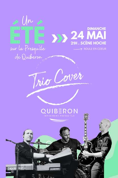 Trio Cover en concert à Quiberon