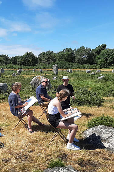 Printemps du dessin à Carnac