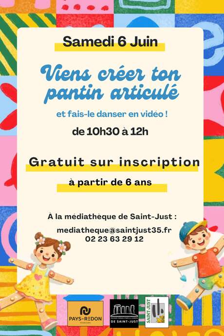 Viens créer ton pantin articulé