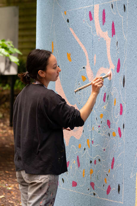 Fresque participative avec Loan Nguyen Thanh Lan