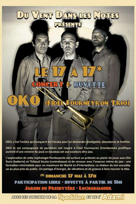 Concert "OKO" au jardin du presbytère