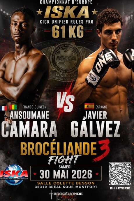 Brocéliande fight : Championnat d'Europe ISKA / Brocéliande fight 3 !