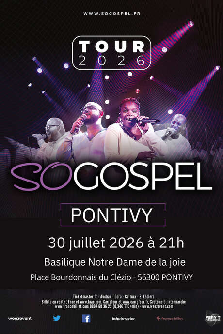 Concert So Gospel - Tournée 2026