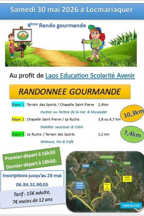 Rando gourmande, 7.4 km ou 10.3 km