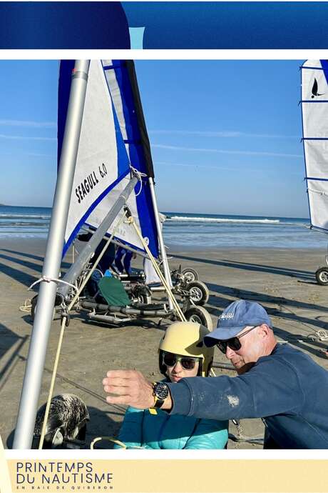 Baptême de char à voile avec Zef Attitud'