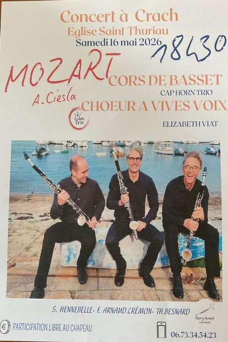 Concert "Mozart" à l'Eglise Saint Thuriau de Crac'h