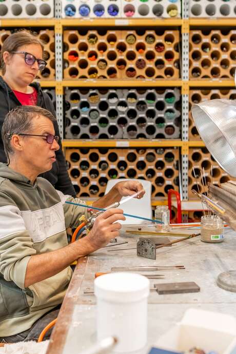 Stage à l'atelier l'Âge du verre