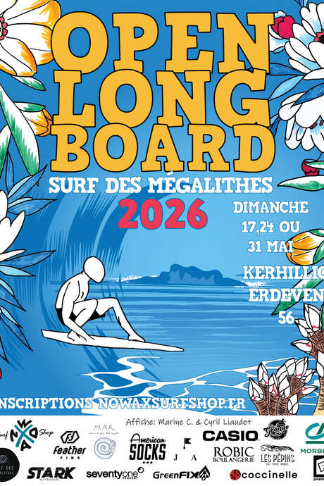 Open Longboard Surf des Mégalithes