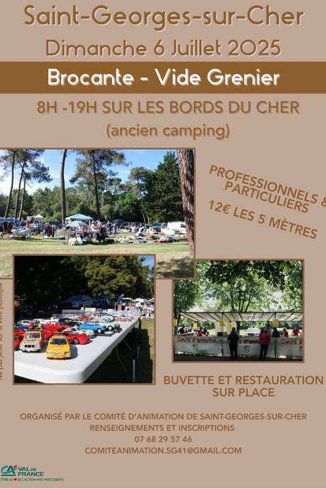 Brocante vide grenier à Saint-Georges-sur-Cher