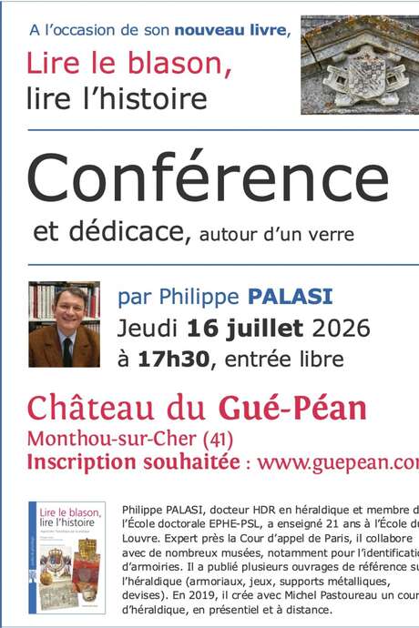 Conférence et dédicace par Philippe Palasi