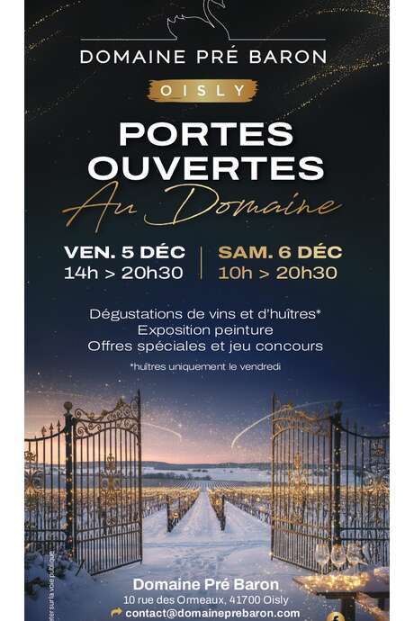 Portes ouvertes au domaine Pré Baron