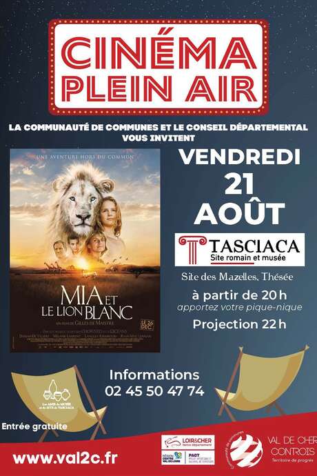Cinéma plein air Mia et le lion blanc