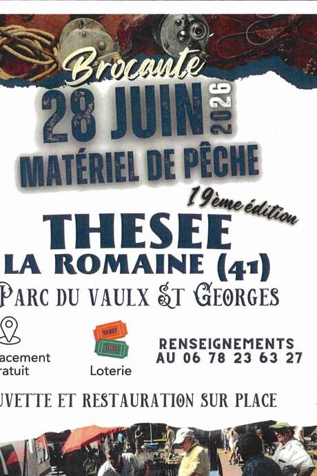 Brocante Matériel de pêche