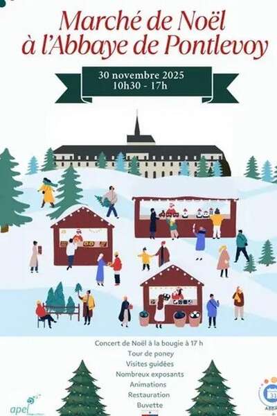 Marché de Noël à l'Abbaye de Pontlevoy