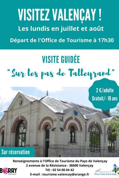 Visite guidée de Valençay
