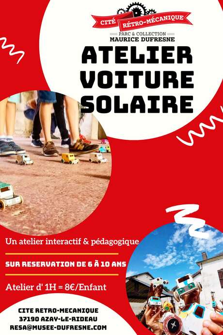 Atelier Enfant "Création Voiture Solaire"
