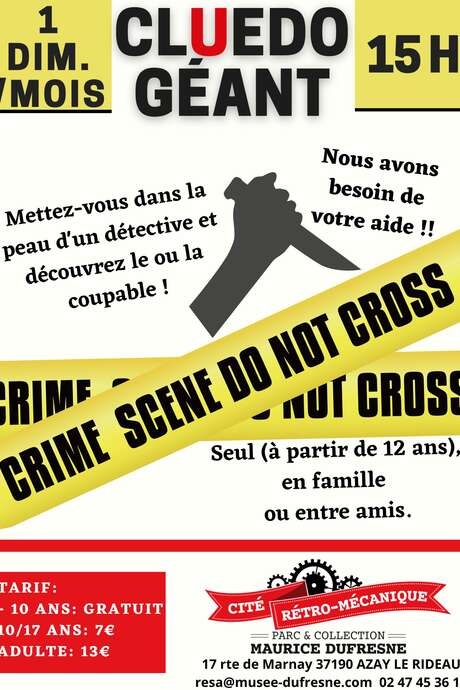 Cluedo Géant du Musée
