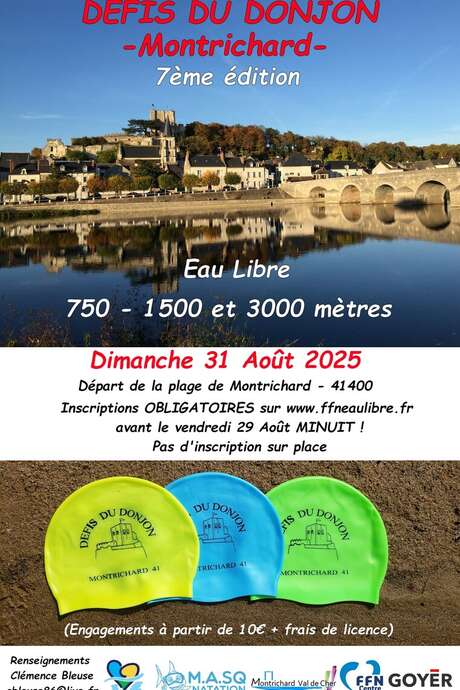 Les défis du donjon, compétition de nage en eau libre